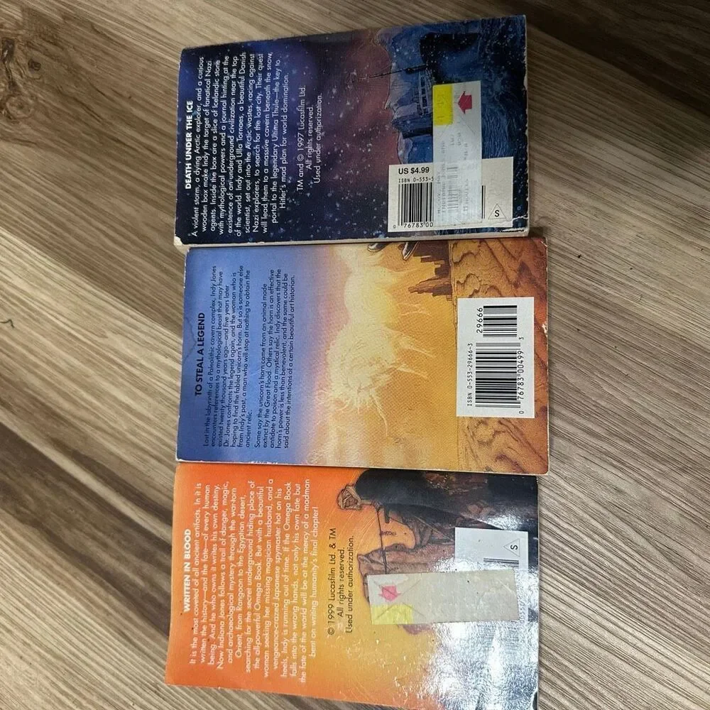 Indiana Jones vintage 90’s MacGregor Sphinx Unicorn books